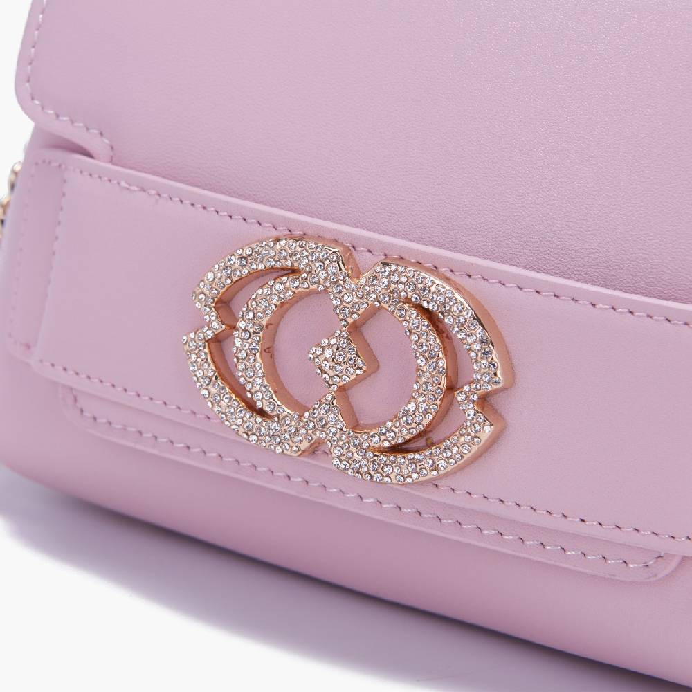 La Carrie BORSA A MANO LOGO ROSA Fino Al -60%