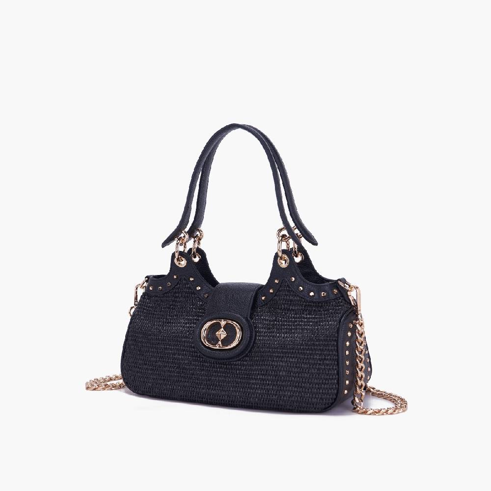 La Carrie BORSA A MANO ROMANTIC NERA Affare Del Giorno