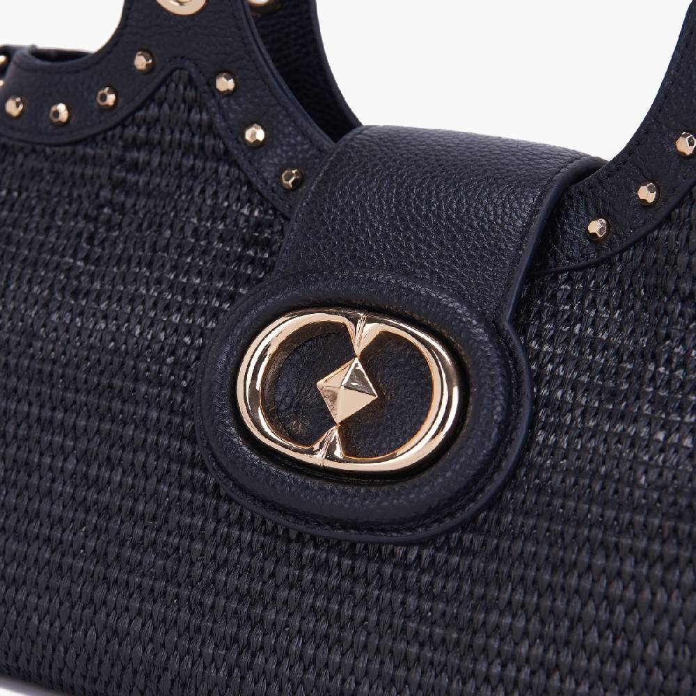La Carrie BORSA A MANO ROMANTIC NERA Affare Del Giorno