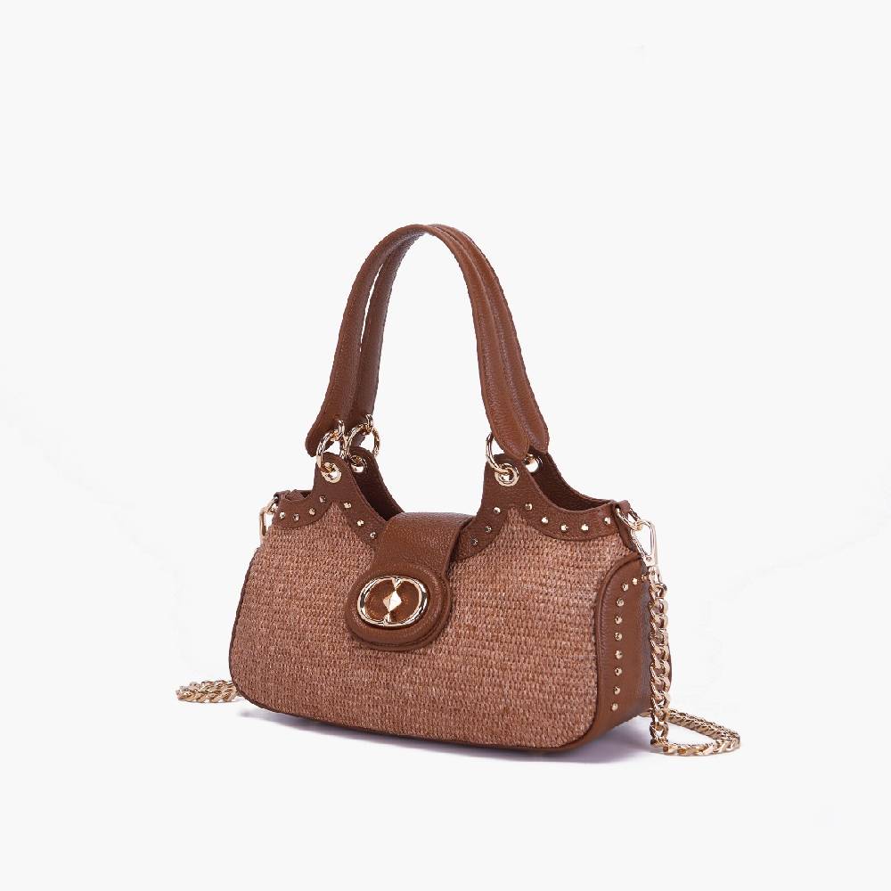 La Carrie BORSA A MANO ROMANTIC BRANDY Vendita Calda