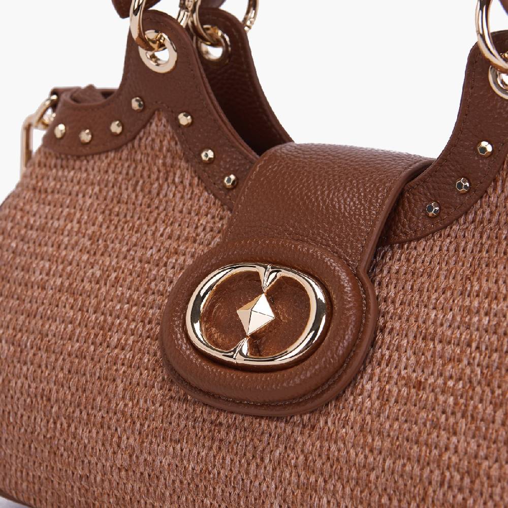 La Carrie BORSA A MANO ROMANTIC BRANDY Vendita Calda