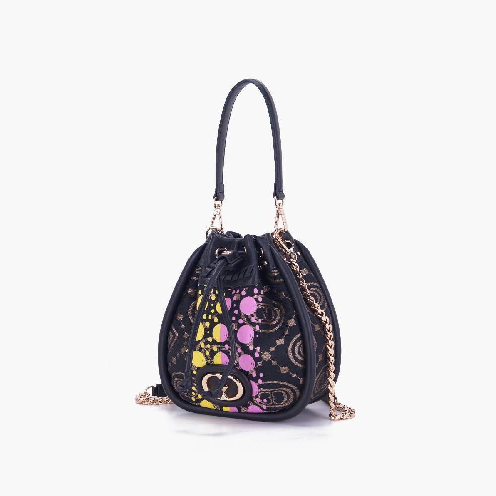 La Carrie SECCHIELLO MONOGRAM NERO Sconto