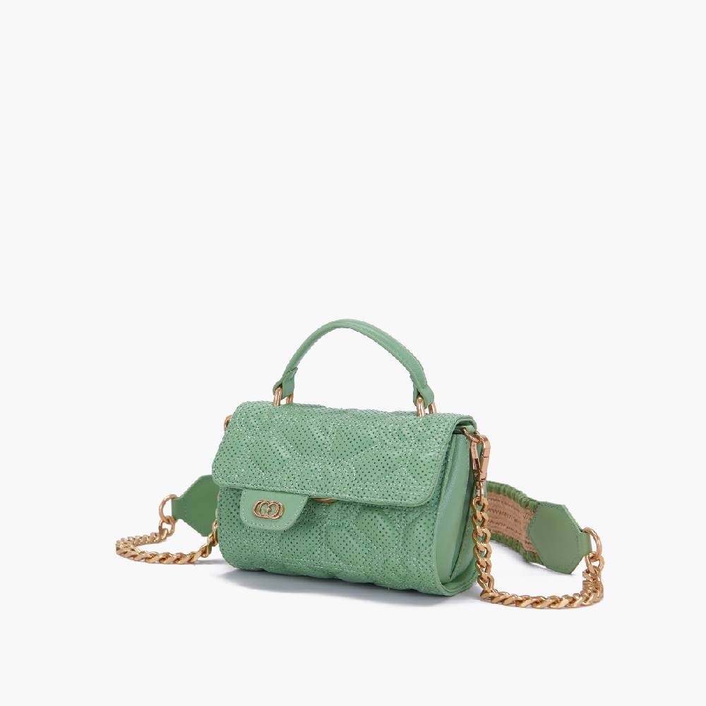 La Carrie MINI BORSA A MANO TOUCHY PISTACCHIO Nuova