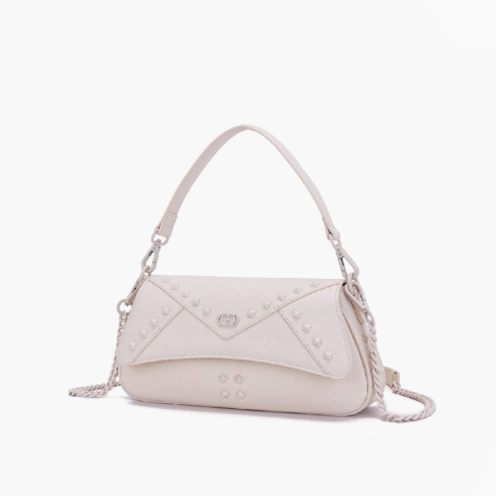 La Carrie BORSA A MANO FRIVOLOUS IVORY In Linea