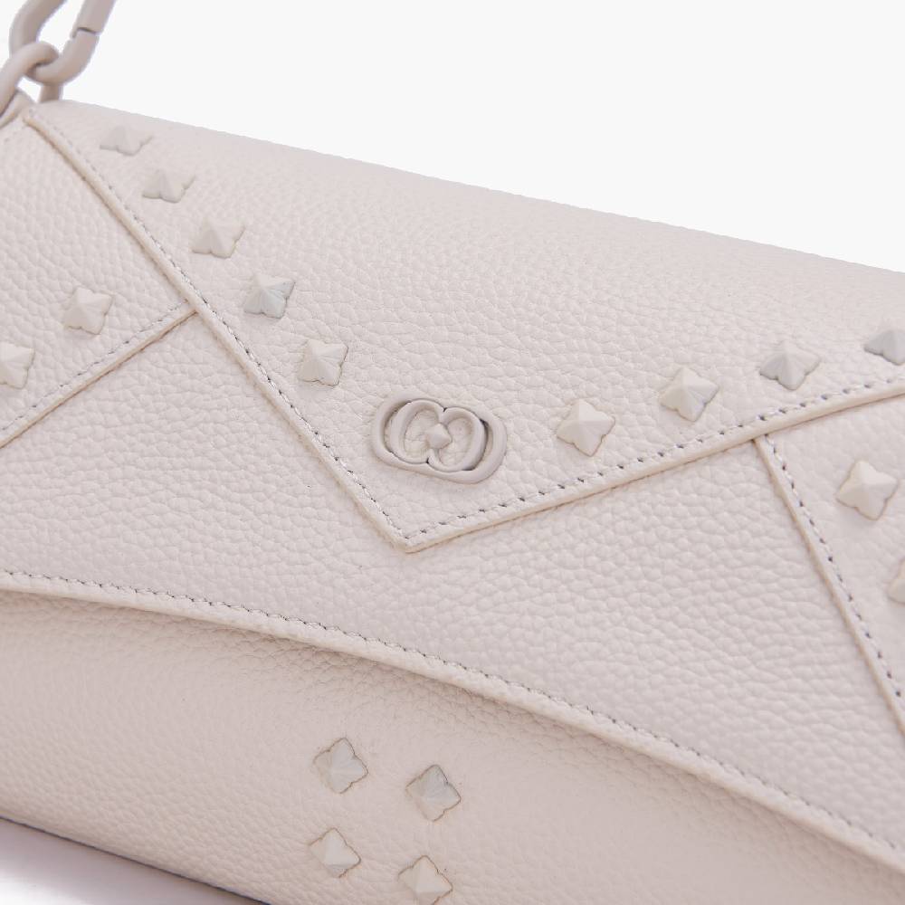 La Carrie BORSA A MANO FRIVOLOUS IVORY In Linea