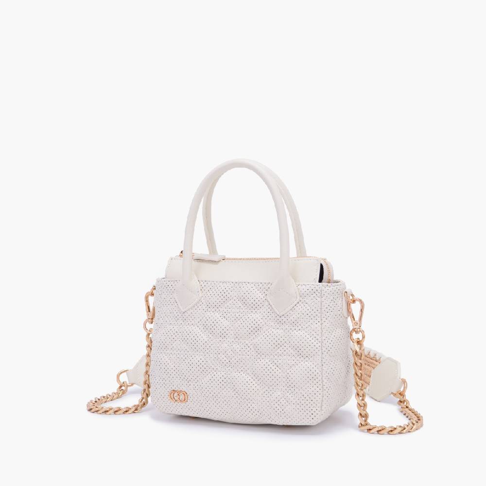 La Carrie MINI BORSA A MANO TOUCHY IVORY Spedizione Gratuita
