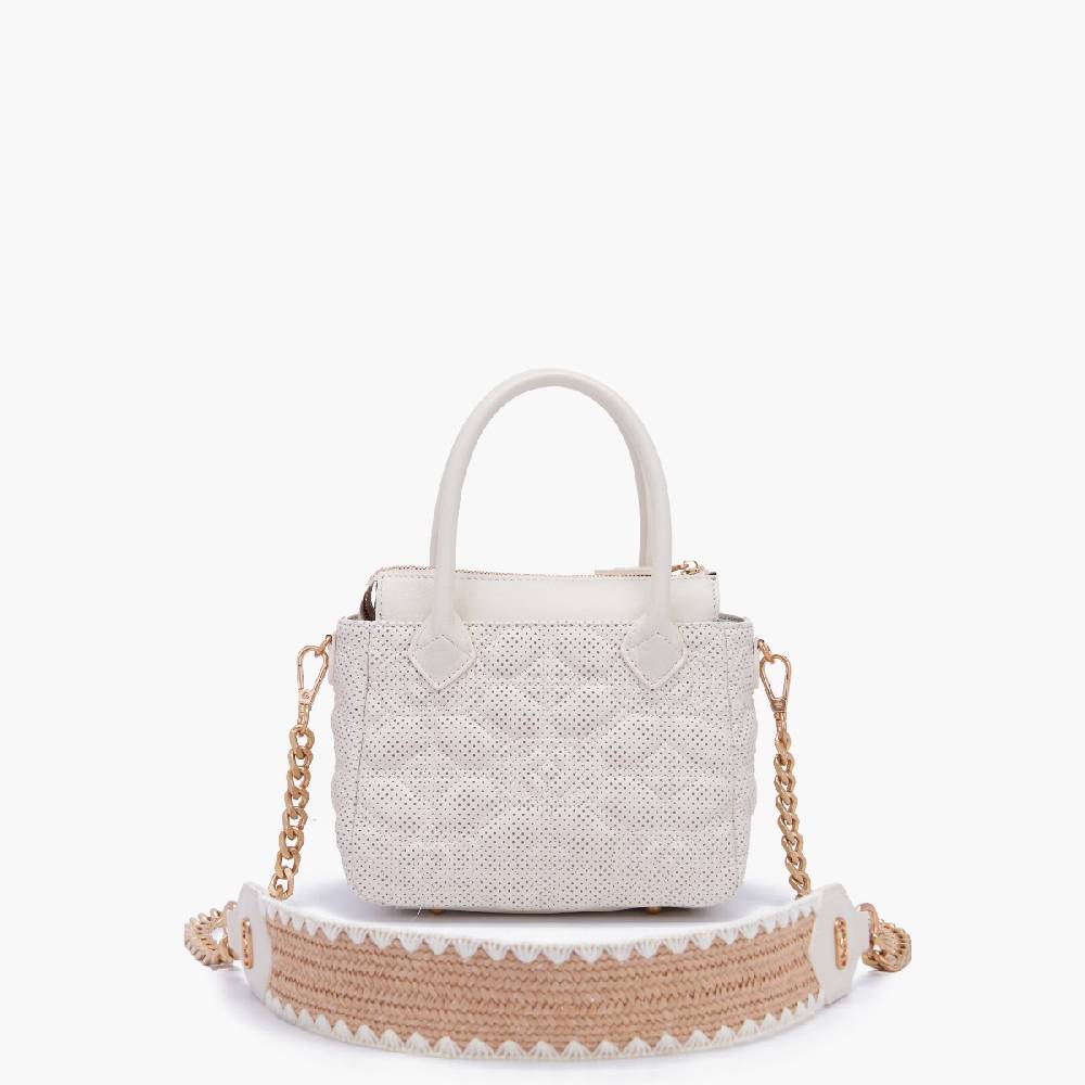 La Carrie MINI BORSA A MANO TOUCHY IVORY Spedizione Gratuita