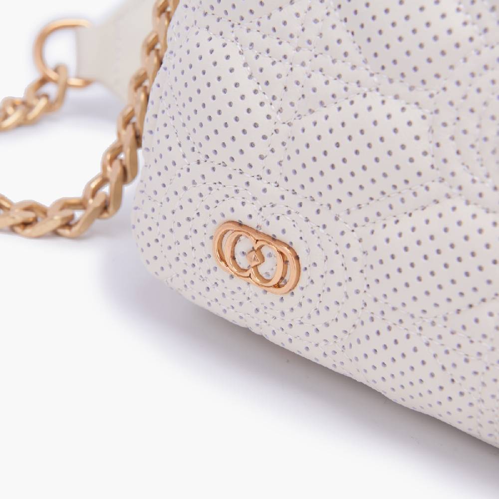 La Carrie MINI BORSA A MANO TOUCHY IVORY Spedizione Gratuita