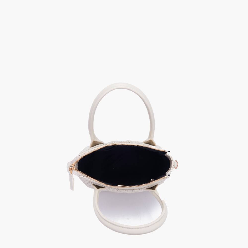 La Carrie MINI BORSA A MANO TOUCHY IVORY Spedizione Gratuita