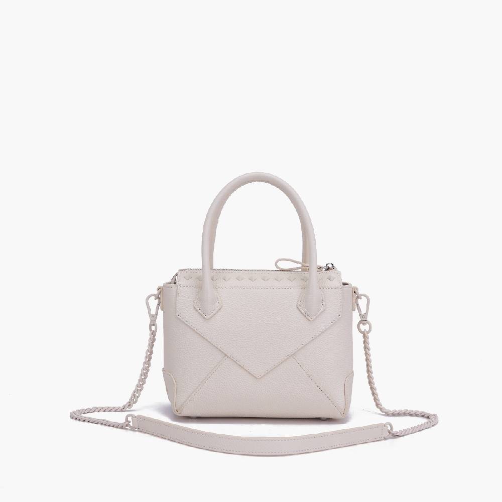 La Carrie MINI BORSA A MANO FRIVOLOUS IVORY Consegna Veloce