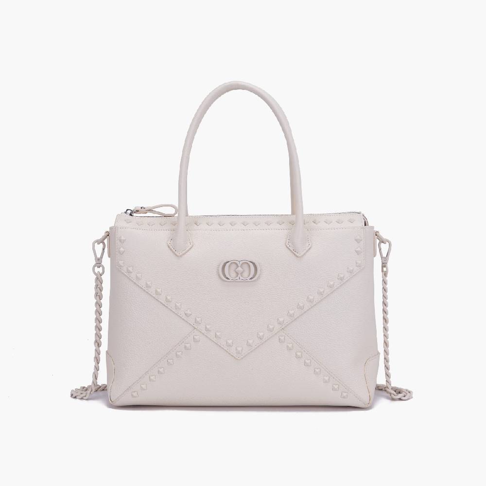 La Carrie BORSA A MANO FRIVOLOUS IVORY