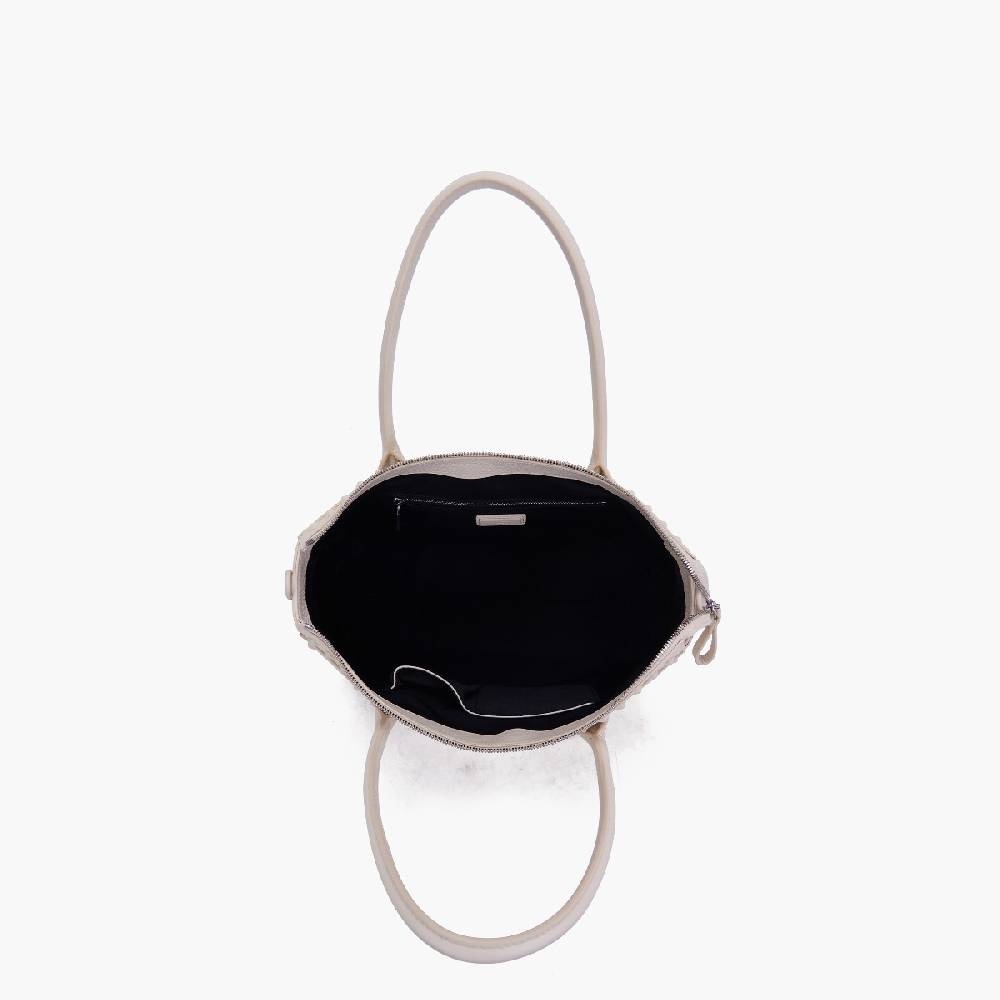 La Carrie BORSA A MANO FRIVOLOUS IVORY Sottocosto