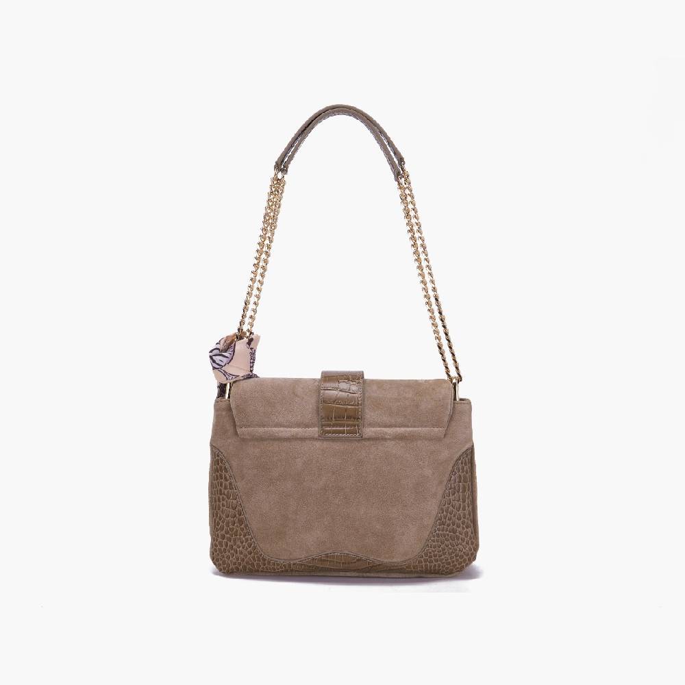La Carrie BORSA A SPALLA TEMPEST TAUPE Novità