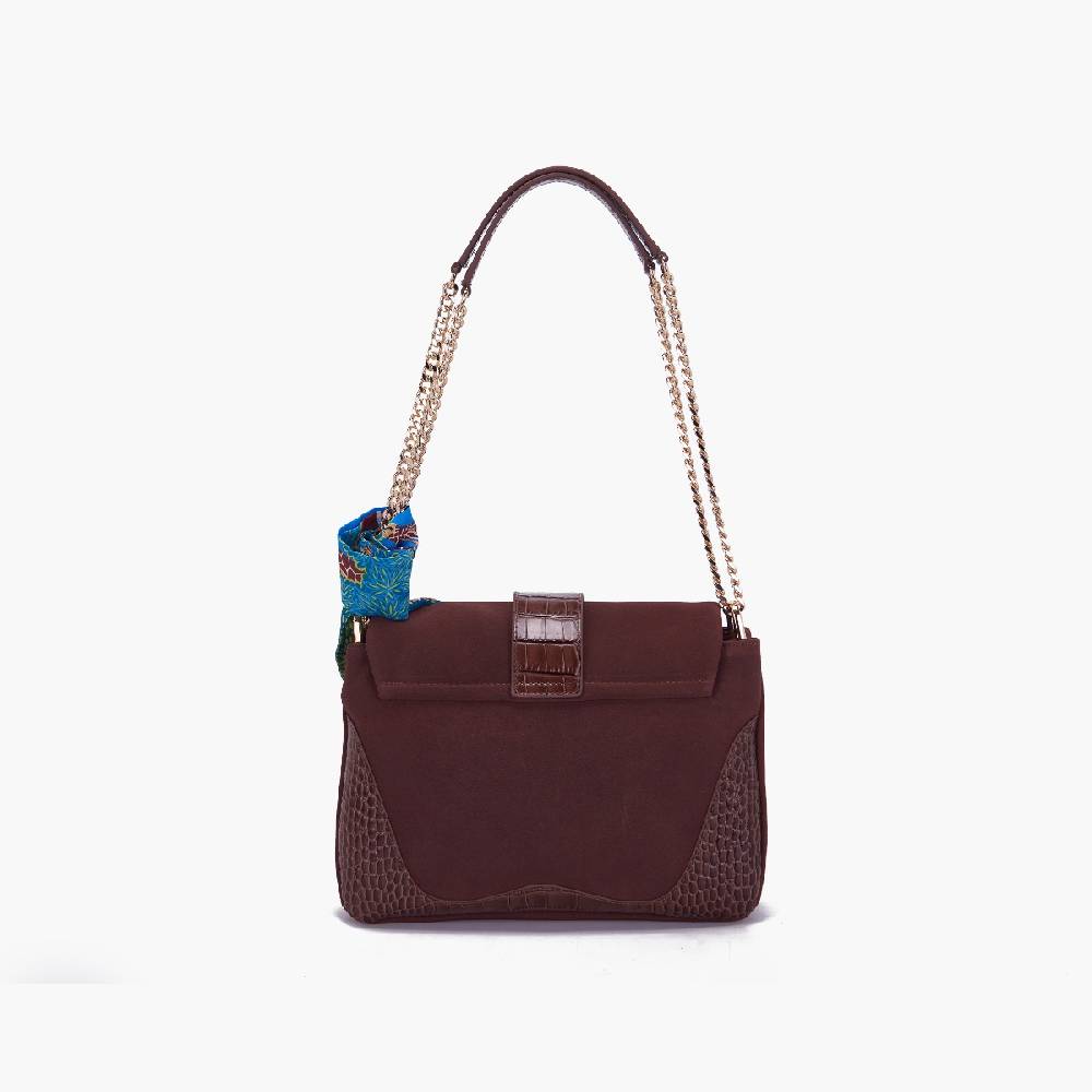 La Carrie BORSA A SPALLA TEMPEST BROWN Sconto