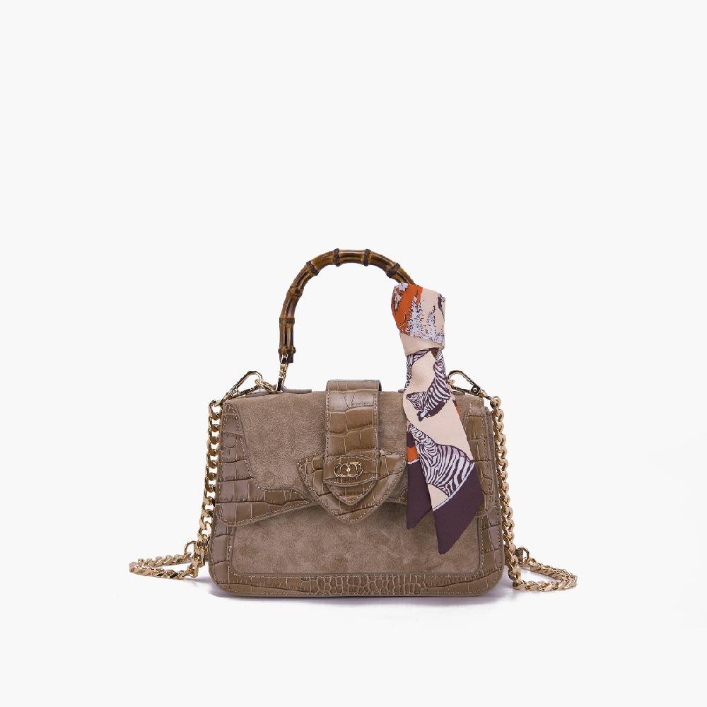 La Carrie BORSA A MANO TEMPEST TAUPE
