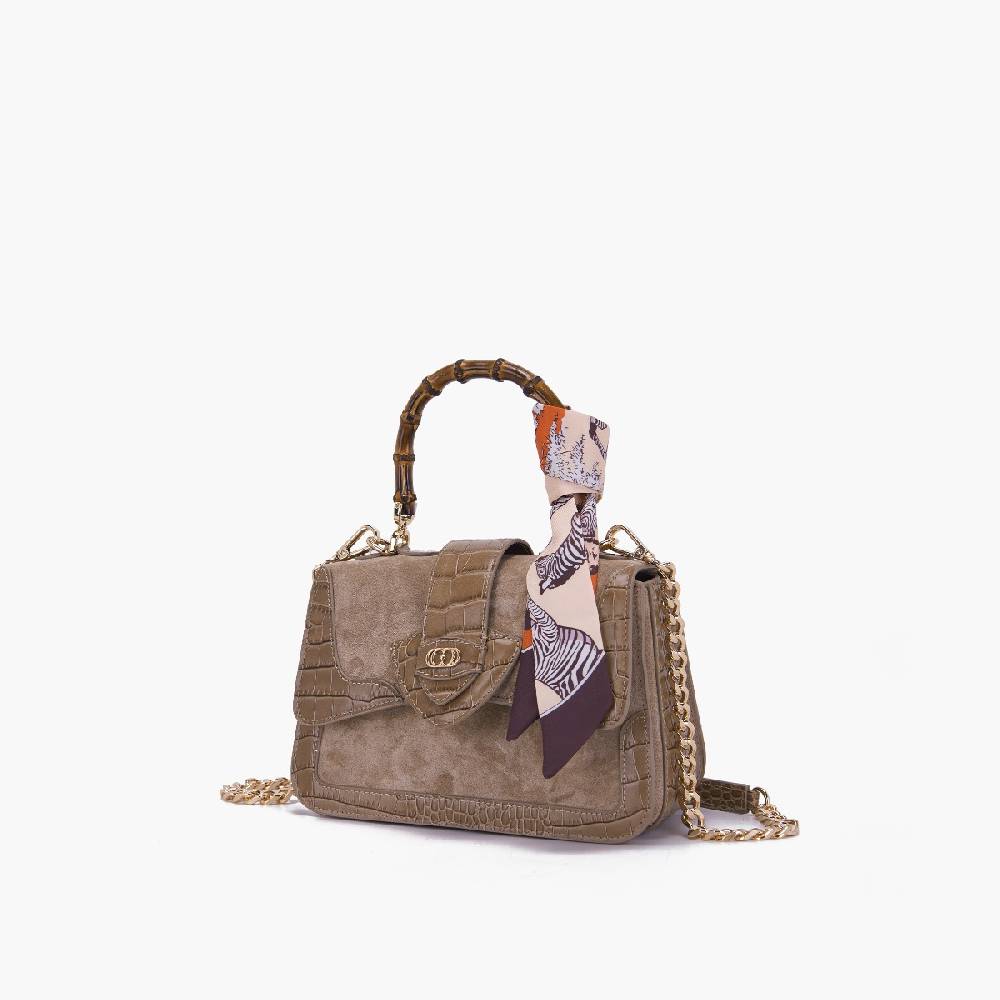 La Carrie BORSA A MANO TEMPEST TAUPE In Vendita