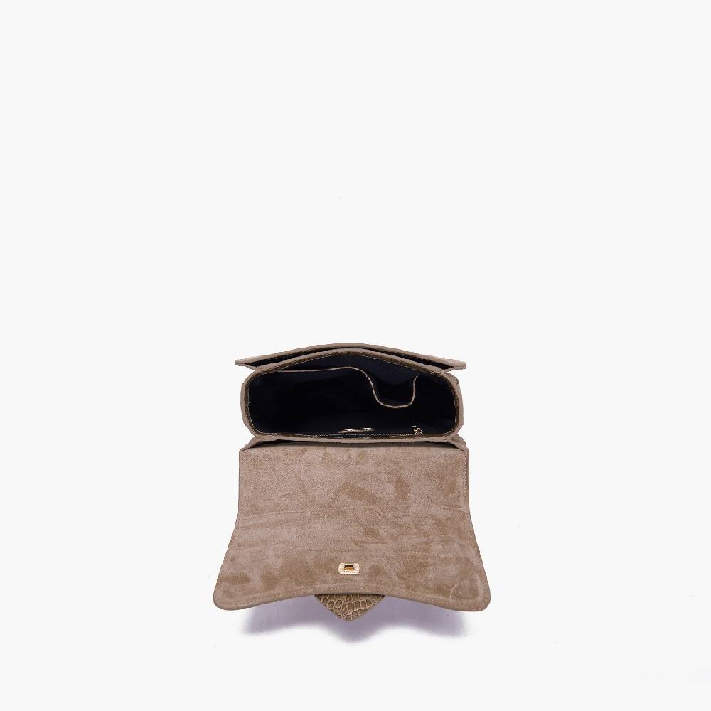 La Carrie BORSA A MANO TEMPEST TAUPE In Vendita