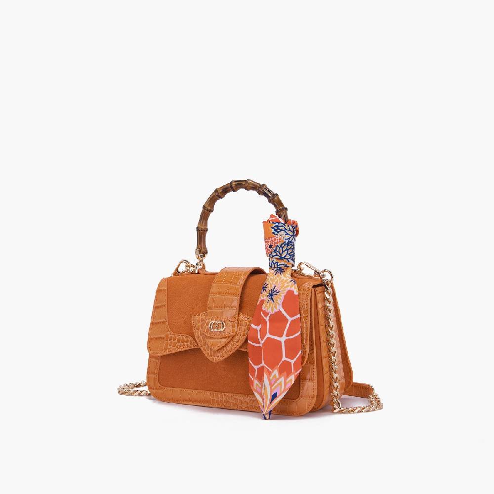 La Carrie BORSA A MANO TEMPEST ARANCIONE Saldi