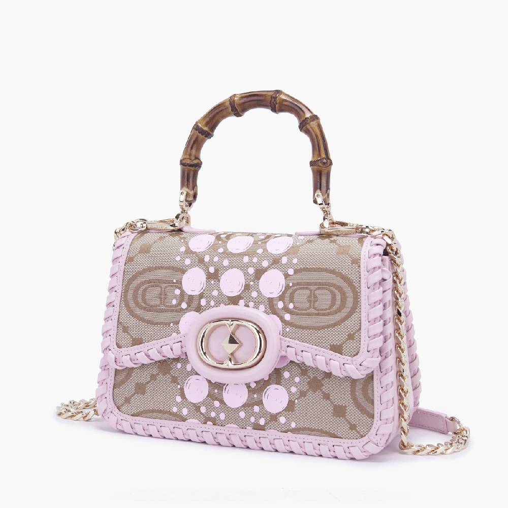 La Carrie BORSA A MANO MONOGRAM ROSA Hotsell