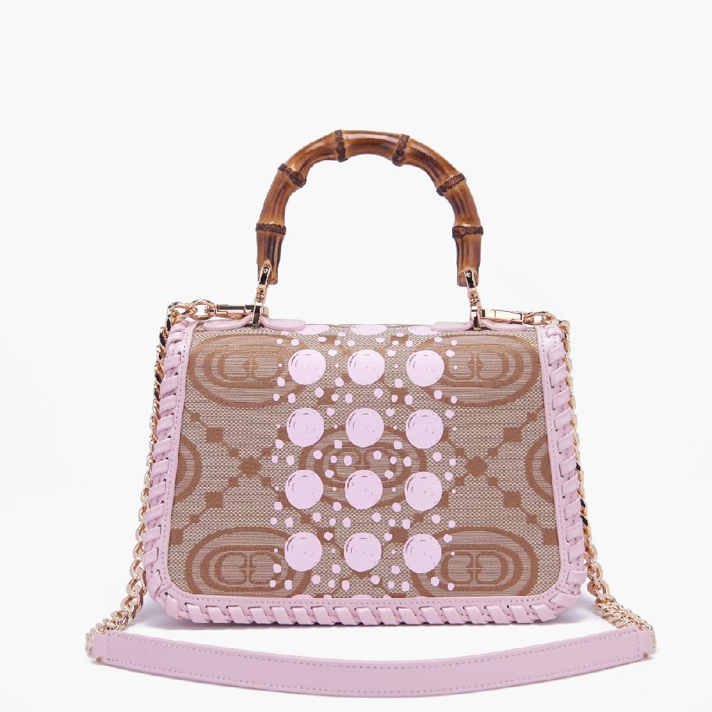 La Carrie BORSA A MANO MONOGRAM ROSA Hotsell