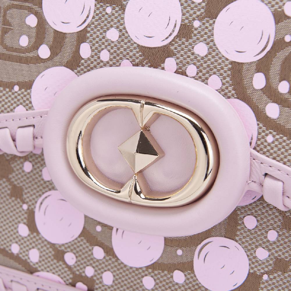 La Carrie BORSA A MANO MONOGRAM ROSA Hotsell