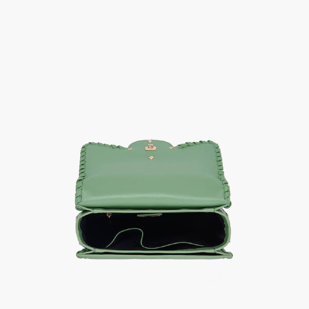 La Carrie BORSA A MANO MONOGRAM PISTACCHIO Vendita Calda