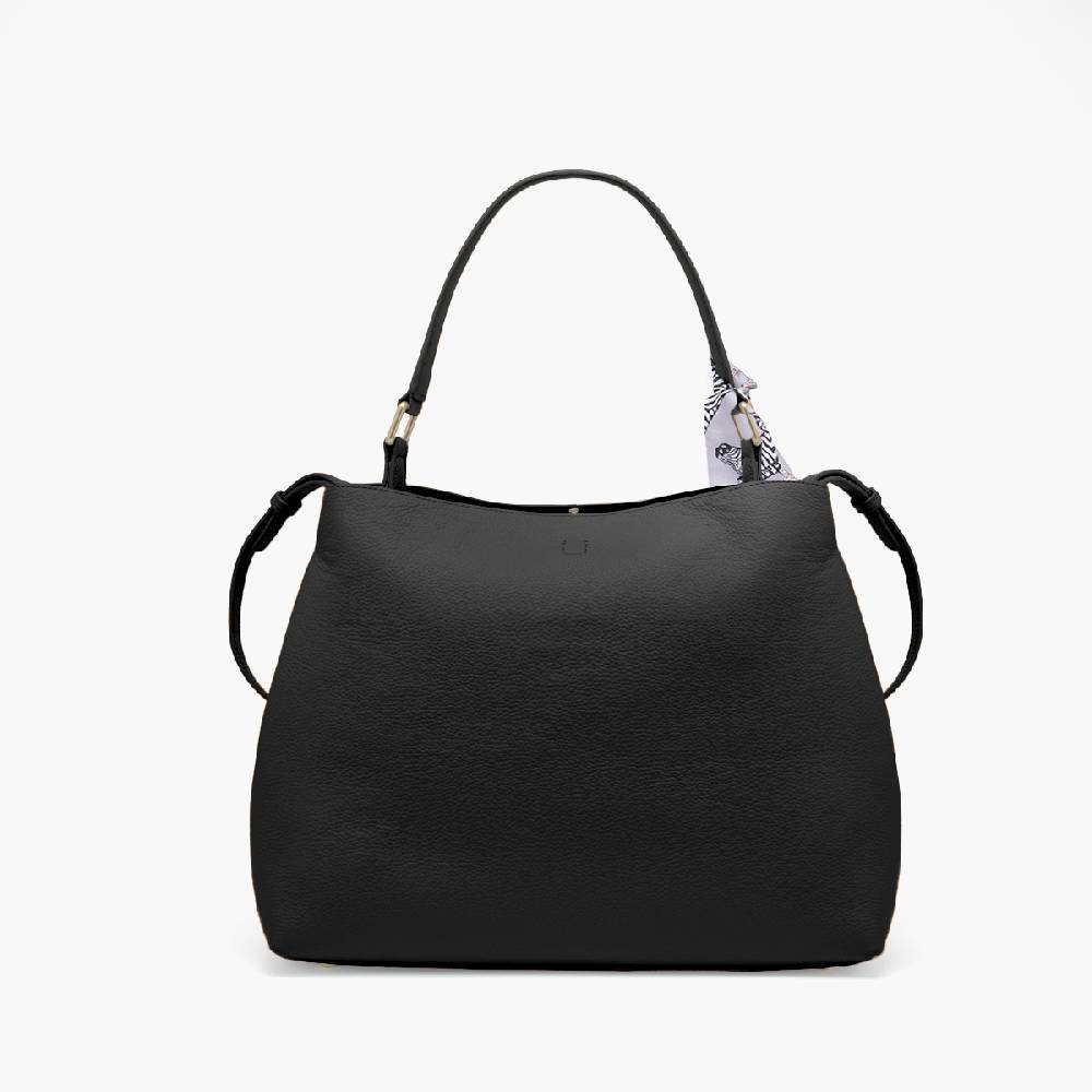 La Carrie BORSA SHOPPING DRILLED NERA Vendite Flash