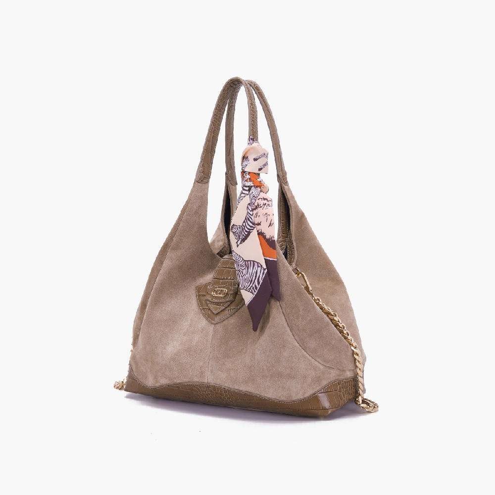 La Carrie BORSA SHOPPING TEMPEST TAUPE Offerta speciale della fabbrica