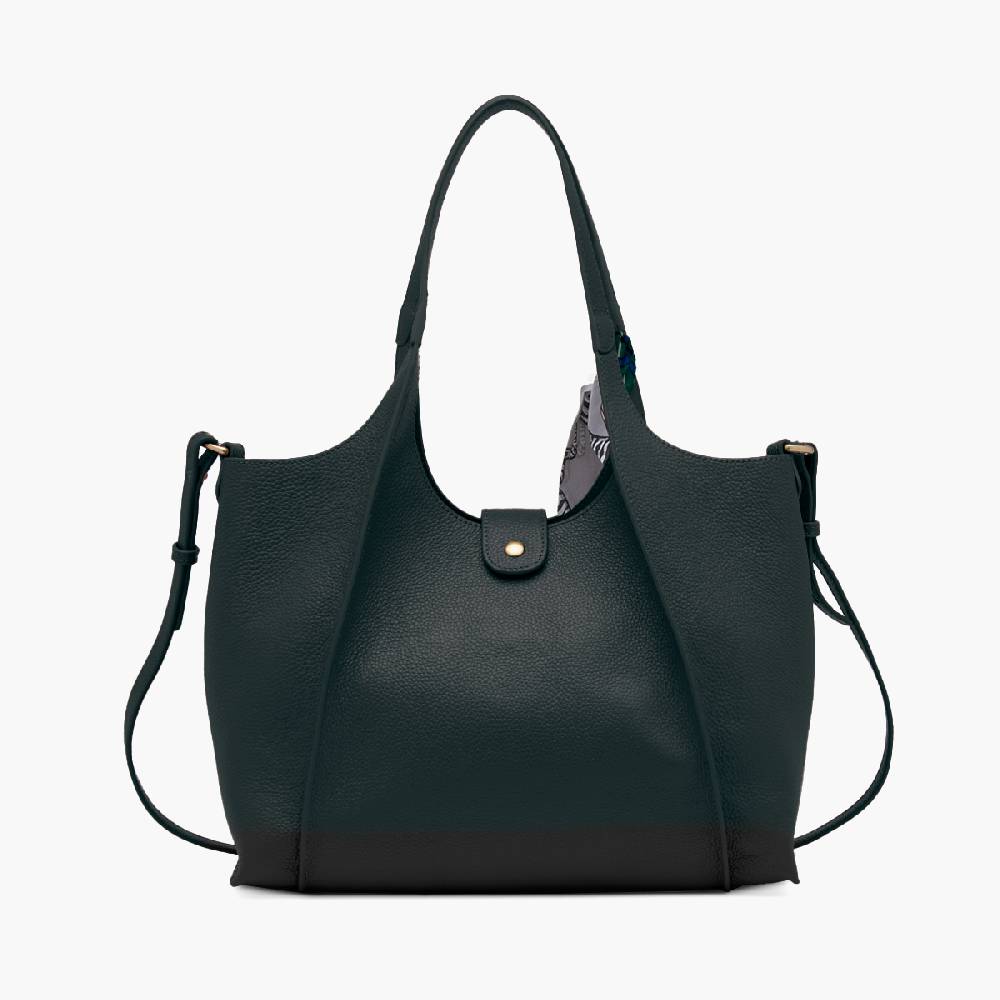 La Carrie BORSA SHOPPING DRILLED NERA Moda