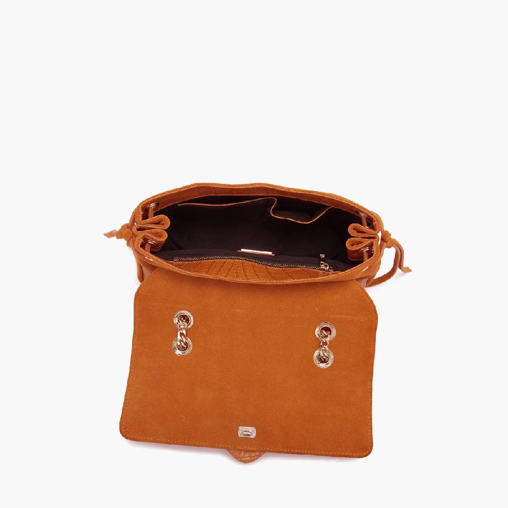 La Carrie BORSA A SPALLA TEMPEST ARANCIONE Nuovo