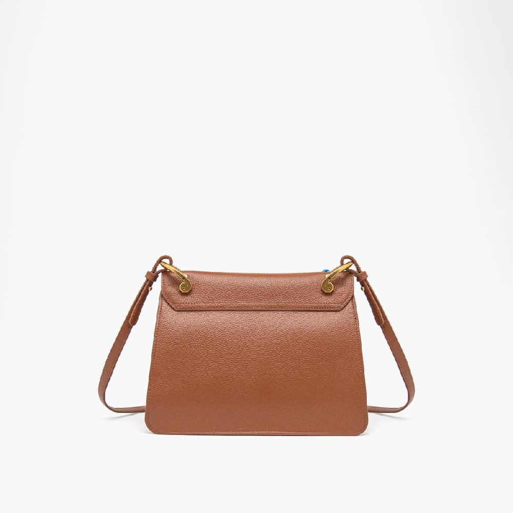 La Carrie BORSA A SPALLA DRILLED CUOIO Vendita
