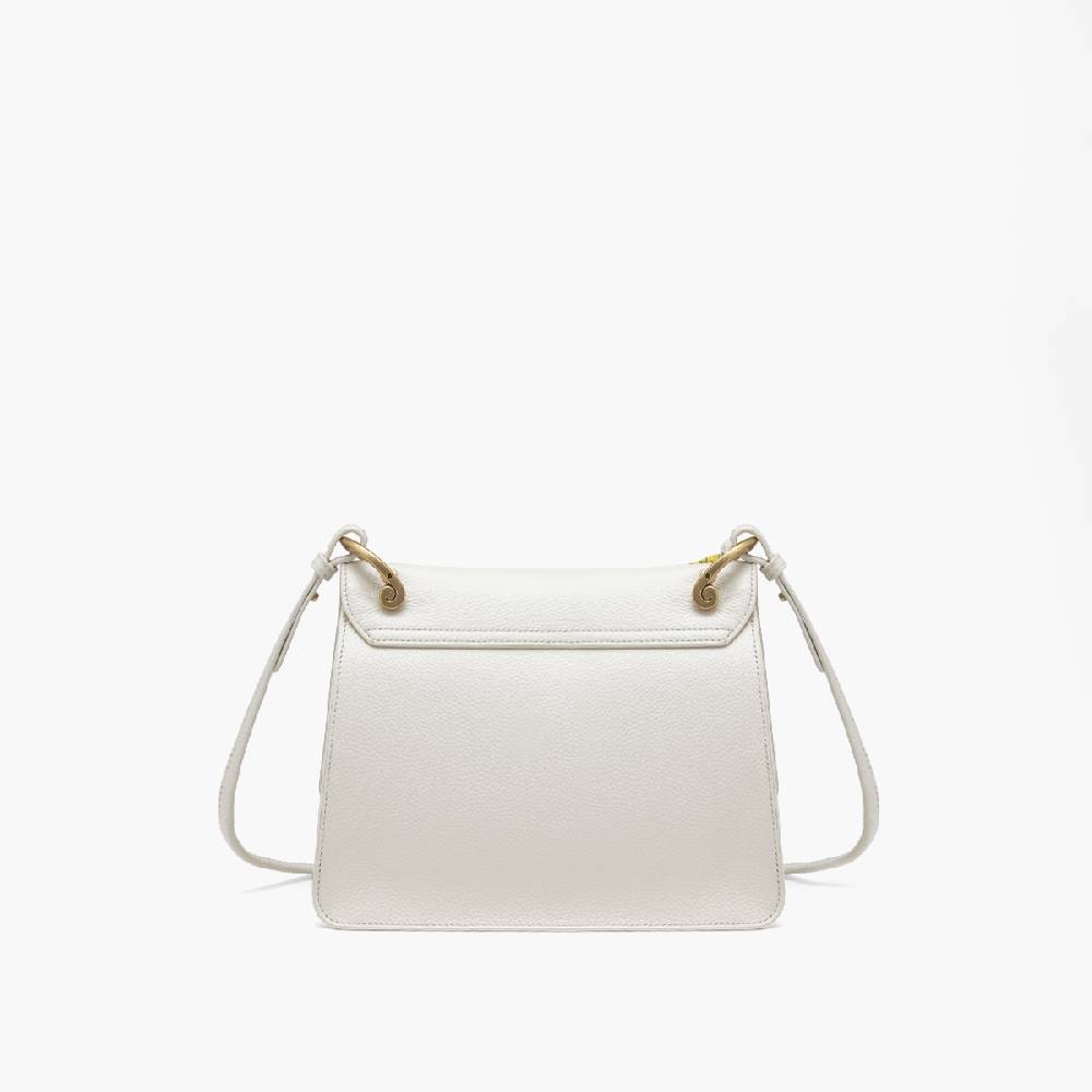 La Carrie BORSA A SPALLA DRILLED CREMA Promozione