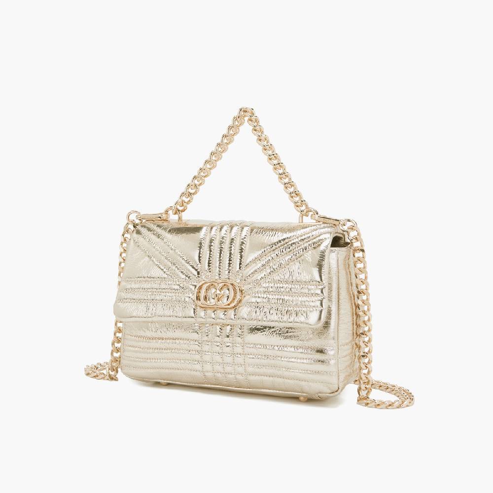 La Carrie BORSA A MANO SHINY GOLD Pezzi Unici