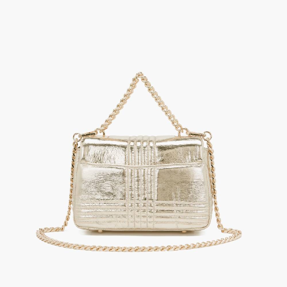 La Carrie BORSA A MANO SHINY GOLD Pezzi Unici