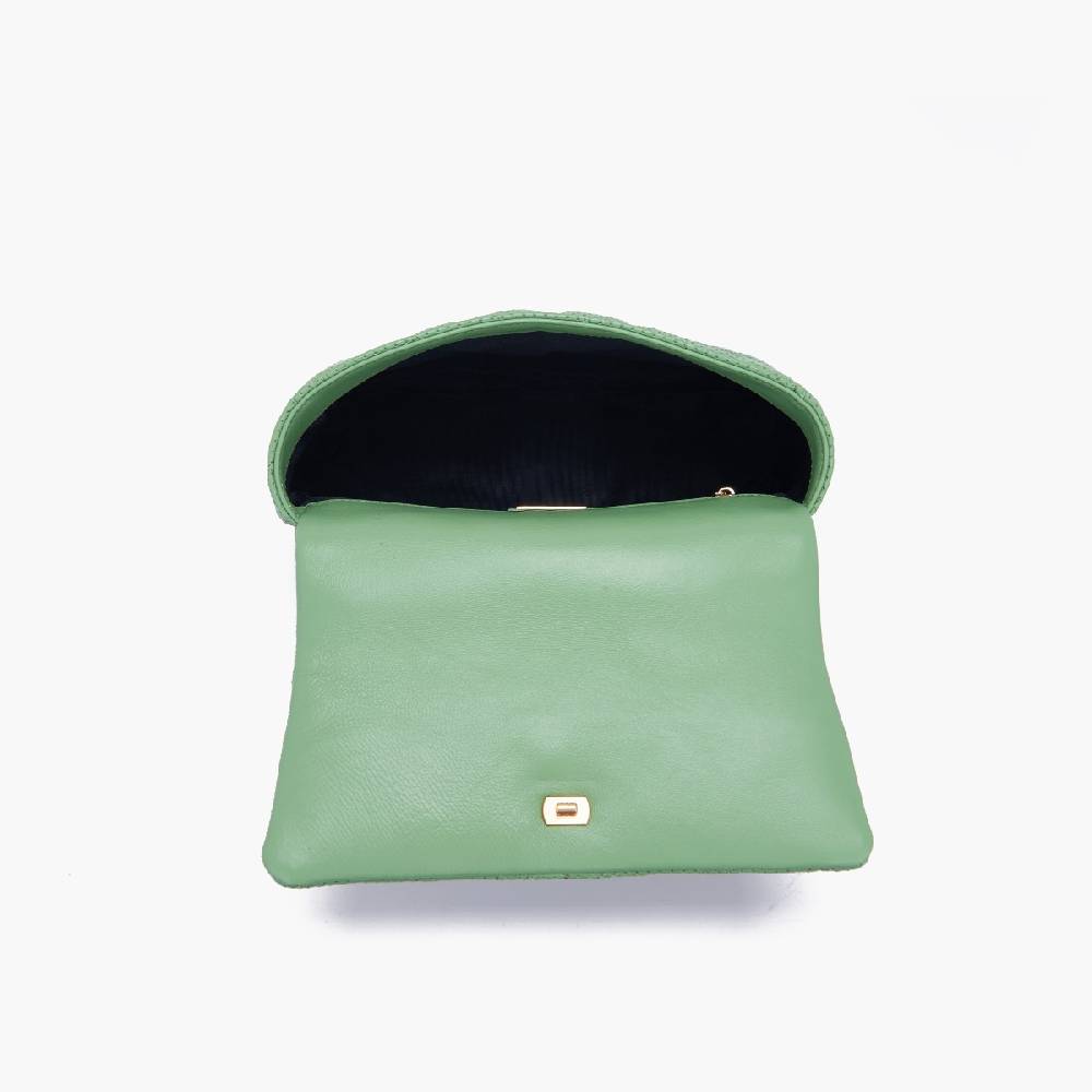 La Carrie BORSA A MANO TOUCHY PISTACCHIO Soddisfazione Garantita