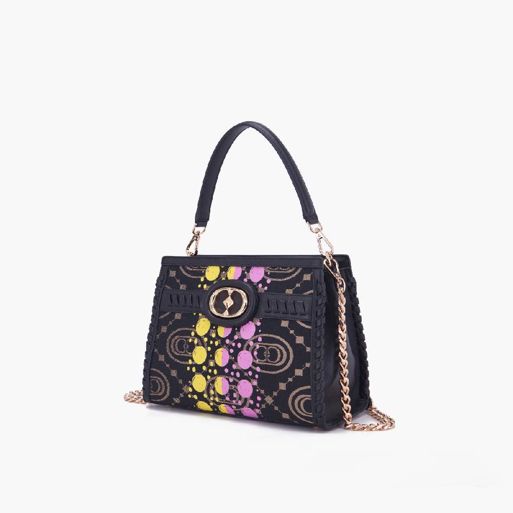 La Carrie BORSA SHOPPING MONOGRAM BLACK Outlet