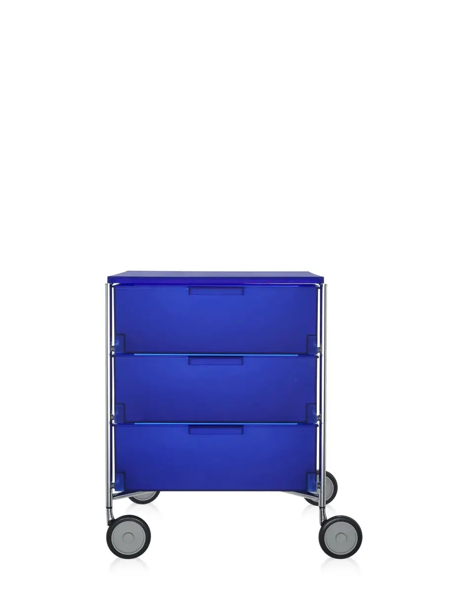 Kartell Mobil 3 cassetti con ruote Antonio Citterio con Oliver Löw