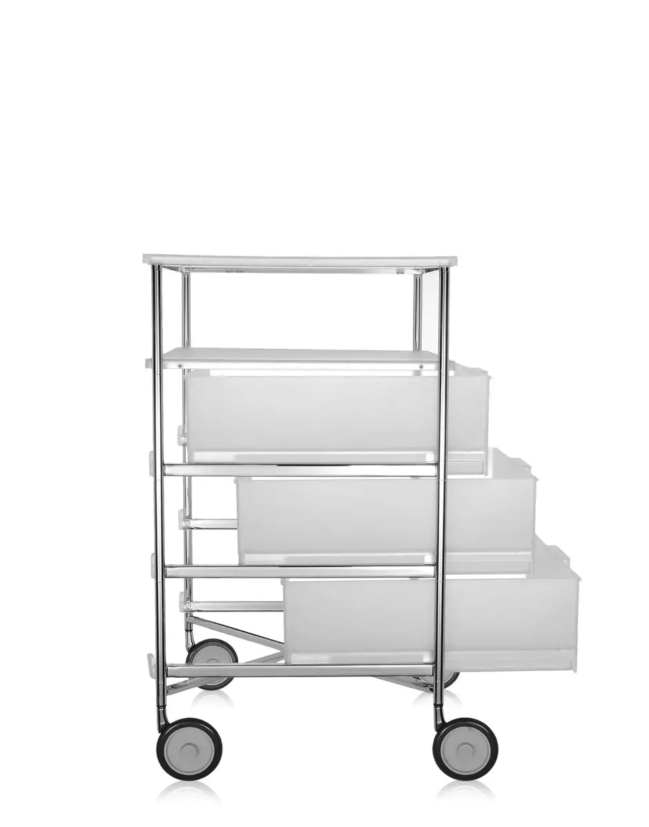 Kartell Mobil 3 cassetti/1 ripiano con ruote Antonio Citterio con Oliver Löw Economico