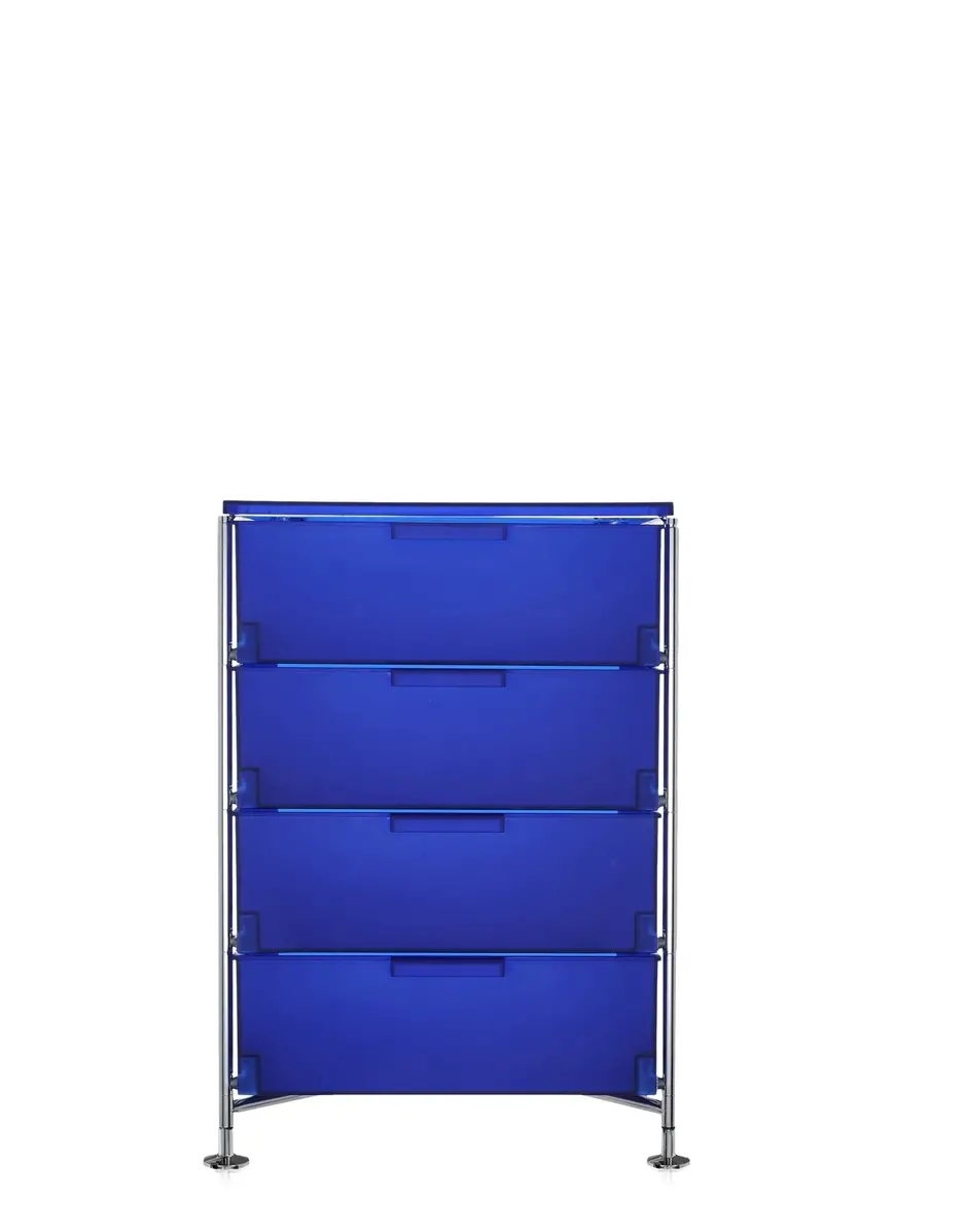 Kartell Mobil 4 cassetti con piedini Antonio Citterio con Oliver Löw