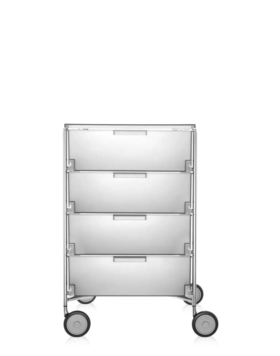 Kartell Mobil 4 cassetti con ruote Antonio Citterio con Oliver Löw