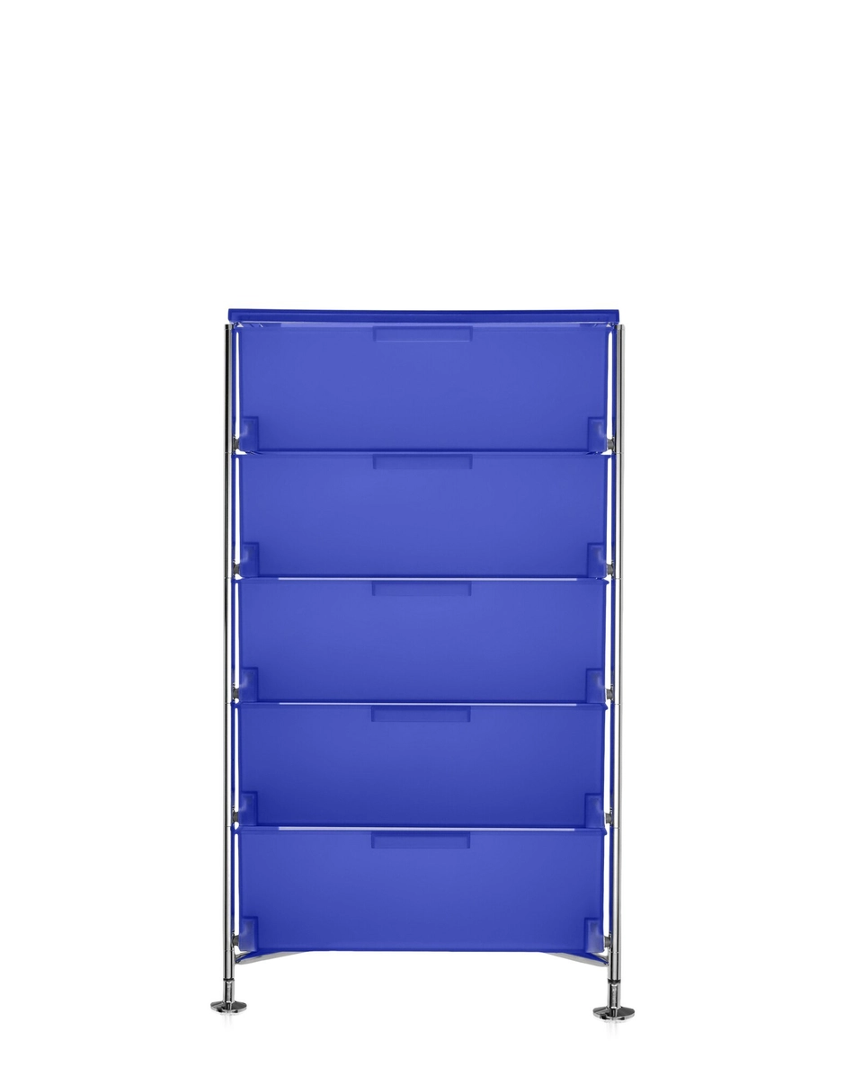 Kartell Mobil 5 cassetti con piedini Antonio Citterio con Oliver Löw