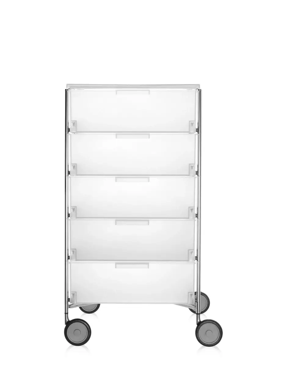 Kartell Mobil 5 cassetti con ruote Antonio Citterio con Oliver Löw
