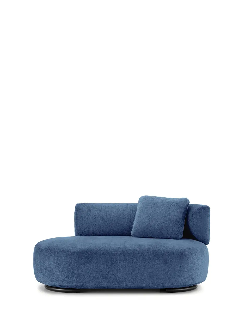 Kartell K-waiting dormeuse chenille Rodolfo Dordoni Presa