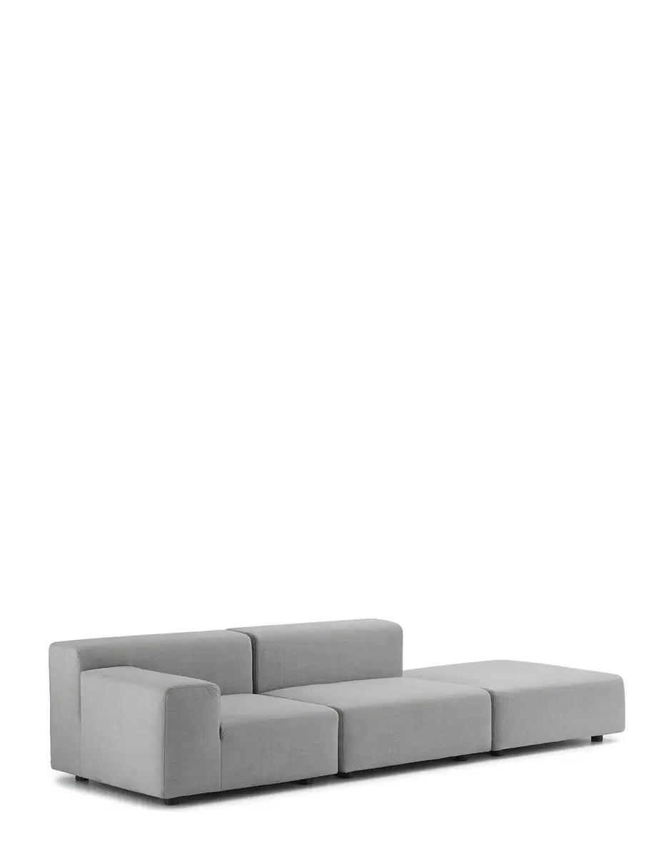 Kartell Plastics outdoor due posti + pouf Piero Lissoni Vendita Economica