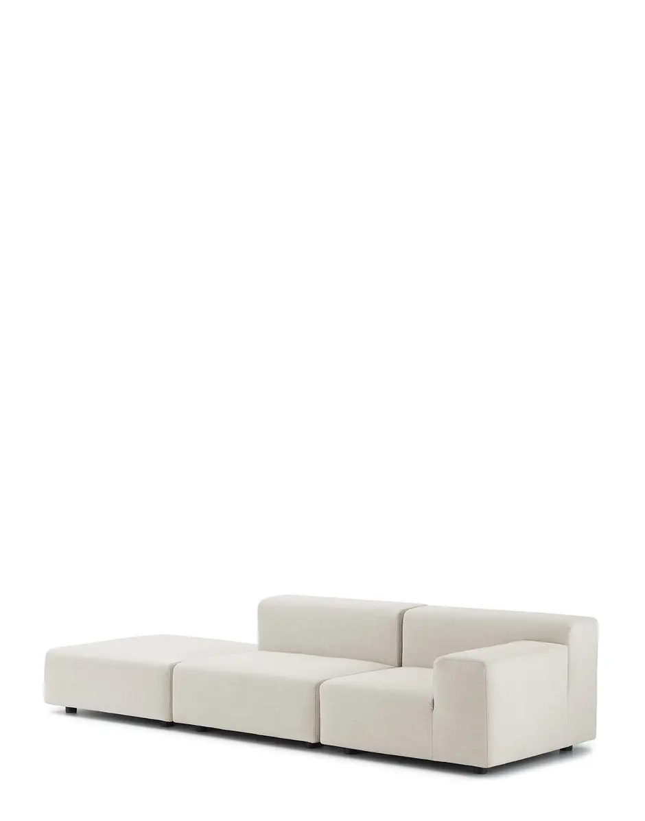 Kartell Plastics outdoor due posti + pouf Piero Lissoni Saldi Di Fabbrica