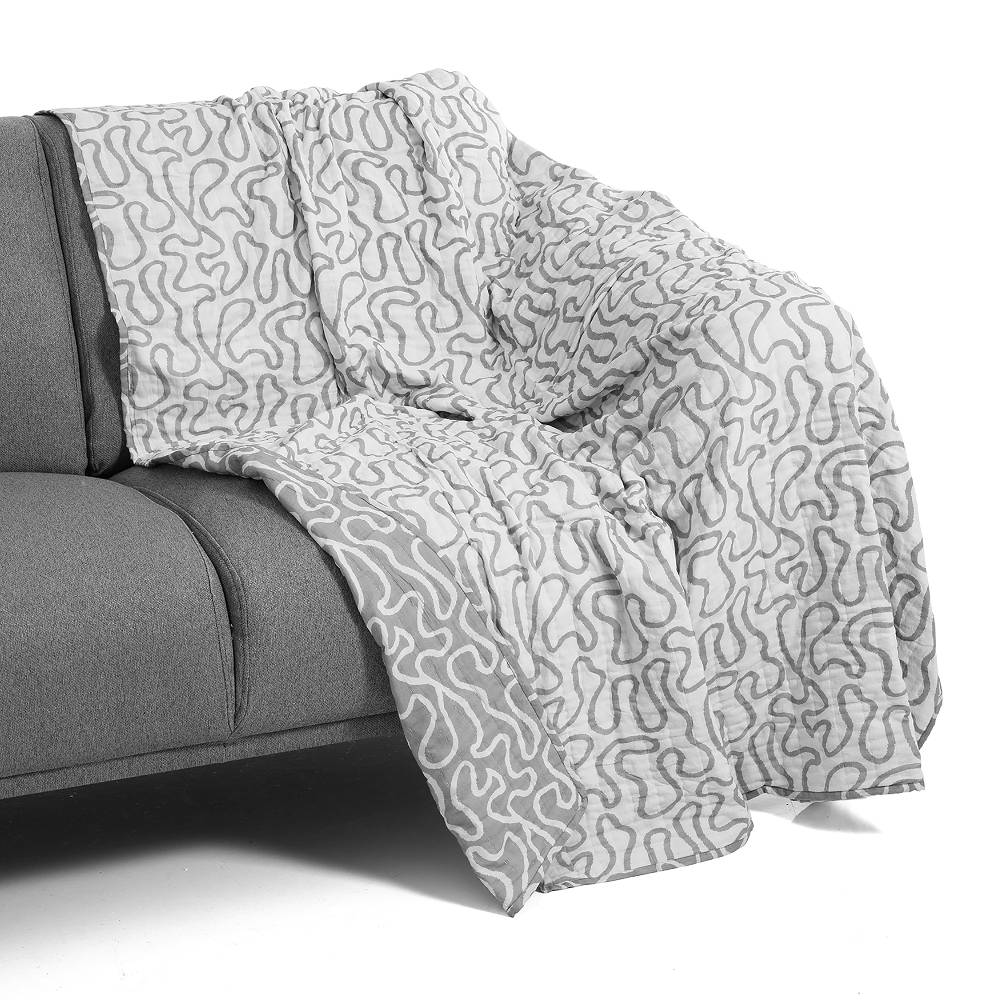 Oresteluchetta Plaid cotone DOUBLE NEIGE Smaltimento dello stoccaggio