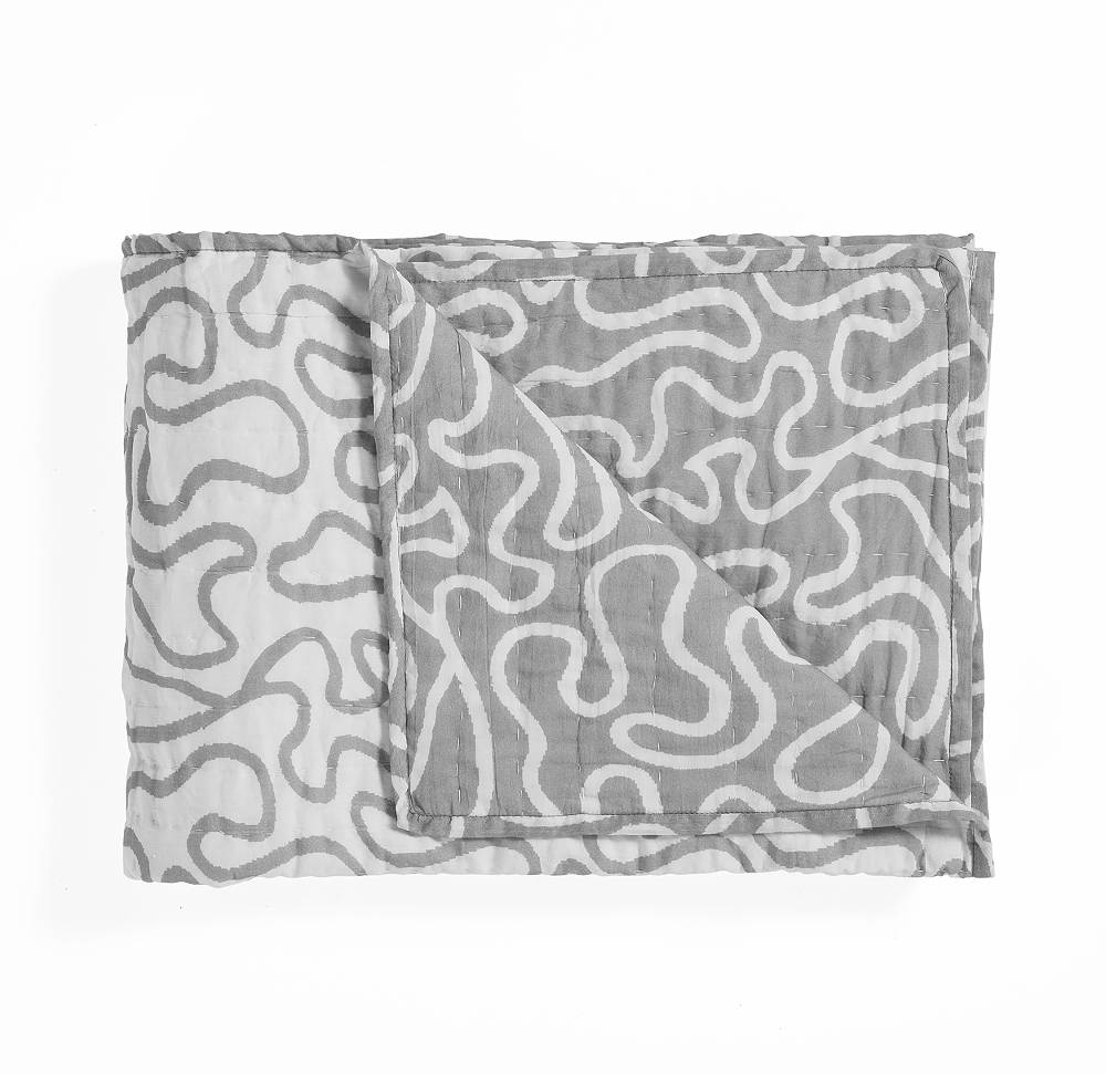 Oresteluchetta Plaid cotone DOUBLE NEIGE Smaltimento dello stoccaggio