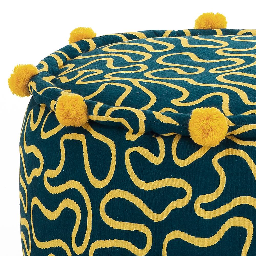 Oresteluchetta Pouf rotondo LUXE Qualità