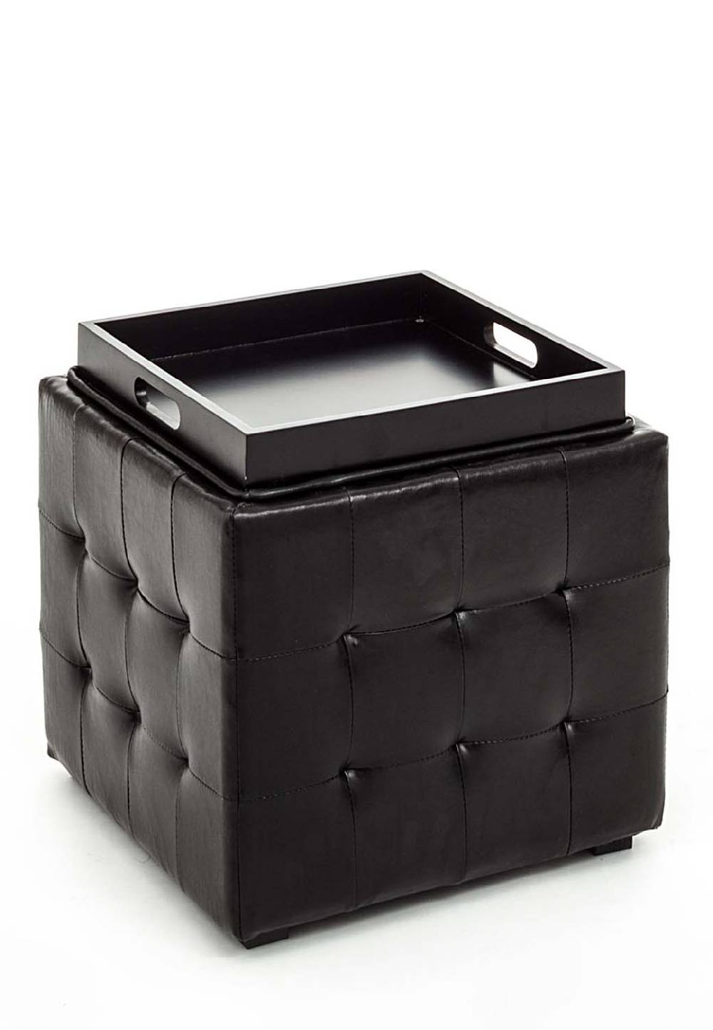 Oresteluchetta pouf poggiapiedi LOWELL BLACK Pezzi Unici
