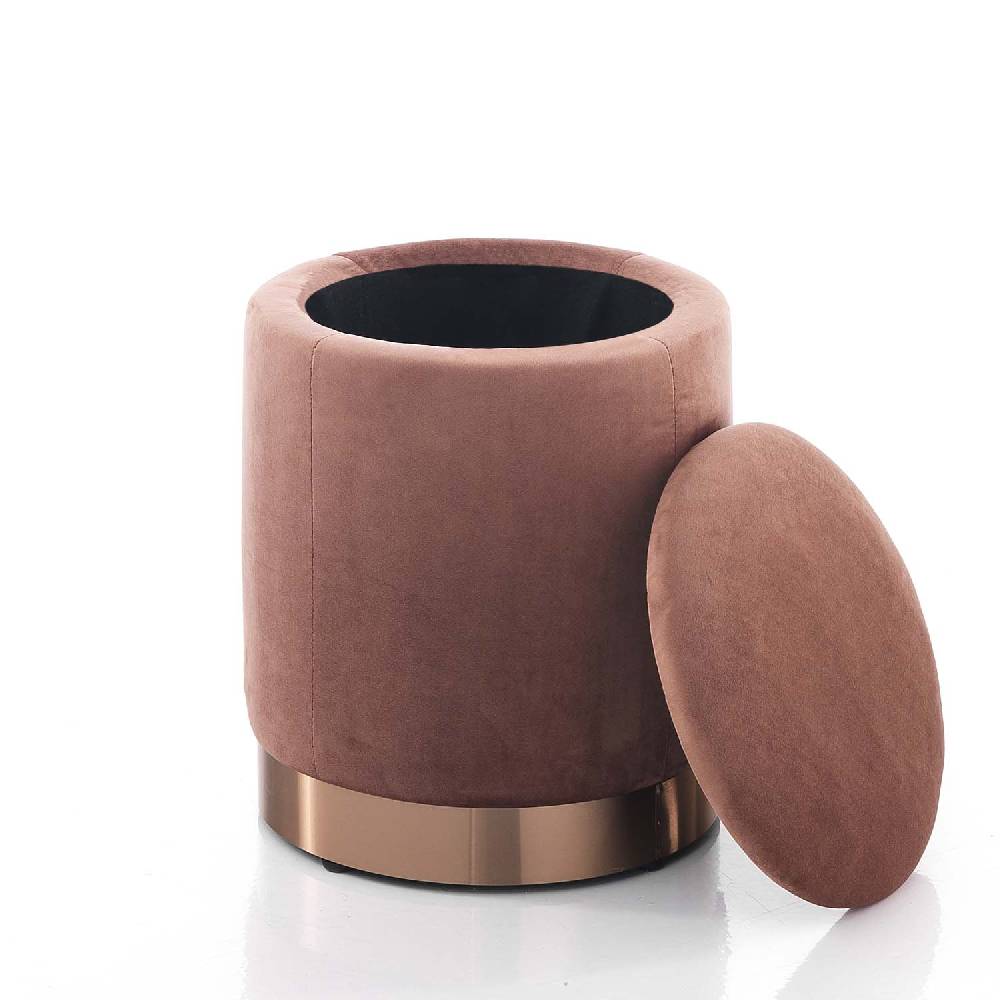 Oresteluchetta Pouf imbottito contenitore OHIO PINK Fino Al -60%